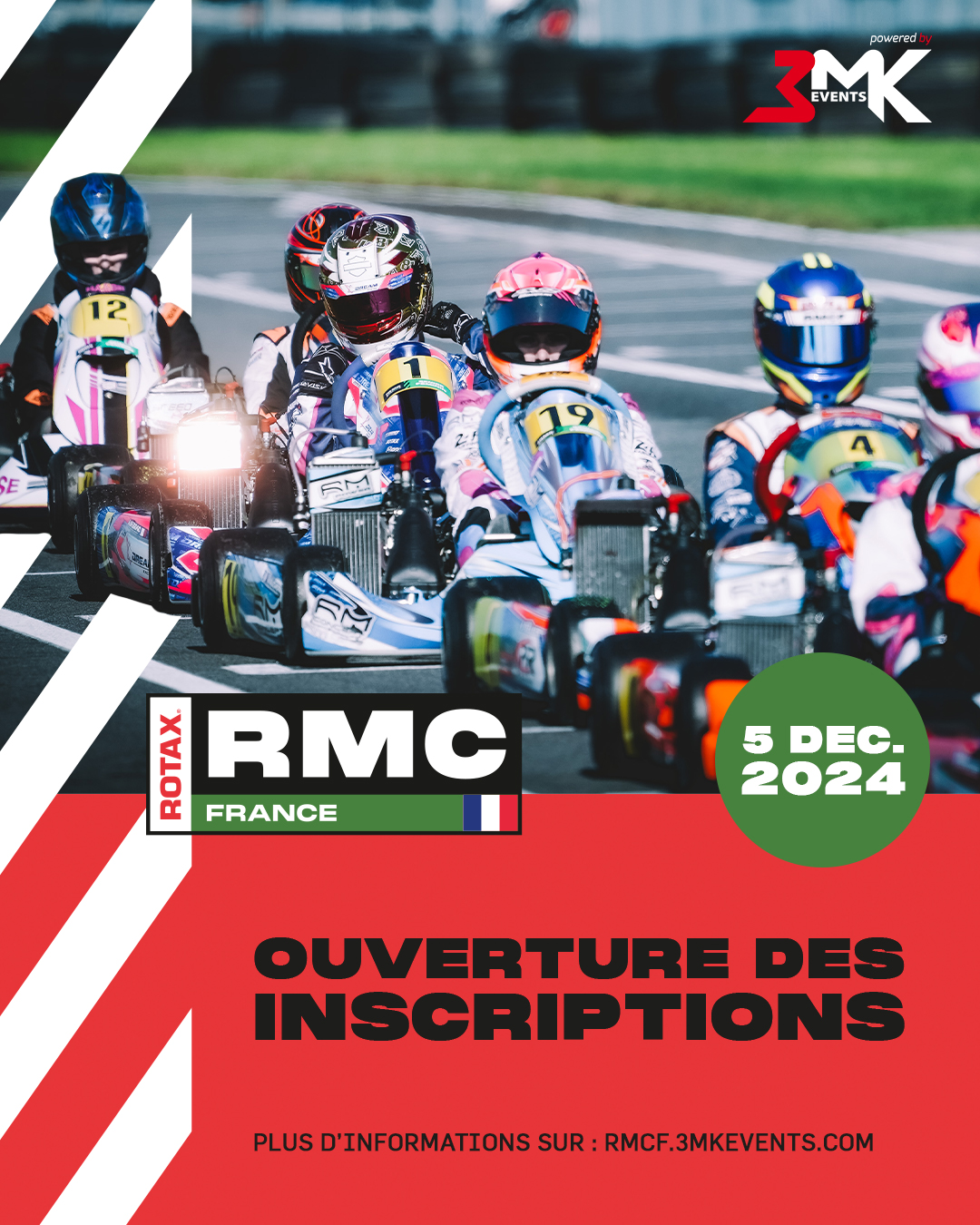 OUVERTURE INSCRIPTIONS LE 05 DECEMBRE